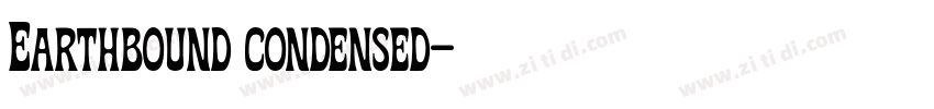Earthbound condensed字体转换